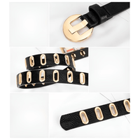 Thumbnail for Women's Bohemian Style Belts Pin Buckle Faux Leather Belts, Drestiny, Belts, Gender_Women, 100CM, 110CM, 120CM, United States, USA, Canada, Australia, New Zealand, United Kingdom, UK, Gold, Brown, Blue, Black, White, Khaki, Bohemian belts for women, Women's boho belts, Leather bohemian belts, Festival belts women, shopdrestiny.com