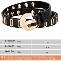 Thumbnail for Women's Bohemian Style Belts Pin Buckle Faux Leather Belts, Drestiny, Belts, Gender_Women, 100CM, 110CM, 120CM, United States, USA, Canada, Australia, New Zealand, United Kingdom, UK, Gold, Brown, Blue, Black, White, Khaki, Bohemian belts for women, Women's boho belts, Leather bohemian belts, Festival belts women, shopdrestiny.com