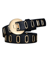 Thumbnail for Women's Bohemian Style Belts Pin Buckle Faux Leather Belts, Drestiny, Belts, Gender_Women, 100CM, 110CM, 120CM, United States, USA, Canada, Australia, New Zealand, United Kingdom, UK, Gold, Brown, Blue, Black, White, Khaki, Bohemian belts for women, Women's boho belts, Leather bohemian belts, Festival belts women, shopdrestiny.com