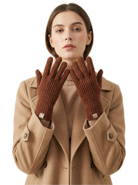 Thumbnail for Elegant Warm Women's Touchscreen Gloves - In 10 Chic Colors!