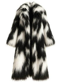 Thumbnail for Women's Colorful Long Faux-Fur Coat Furry Jacket Mongolian Fur Faux Coat New In Coats & Jackets