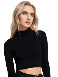 Thumbnail for Women's Cotton Cross Strap Crop Top -, Top , Drestiny , Australia, Canada, Crop Tops, Gender_Women, L, Long Sleeves, M, New Zealand, S, United Kingdom, United States, White , Drestiny , www.shopdrestiny.com