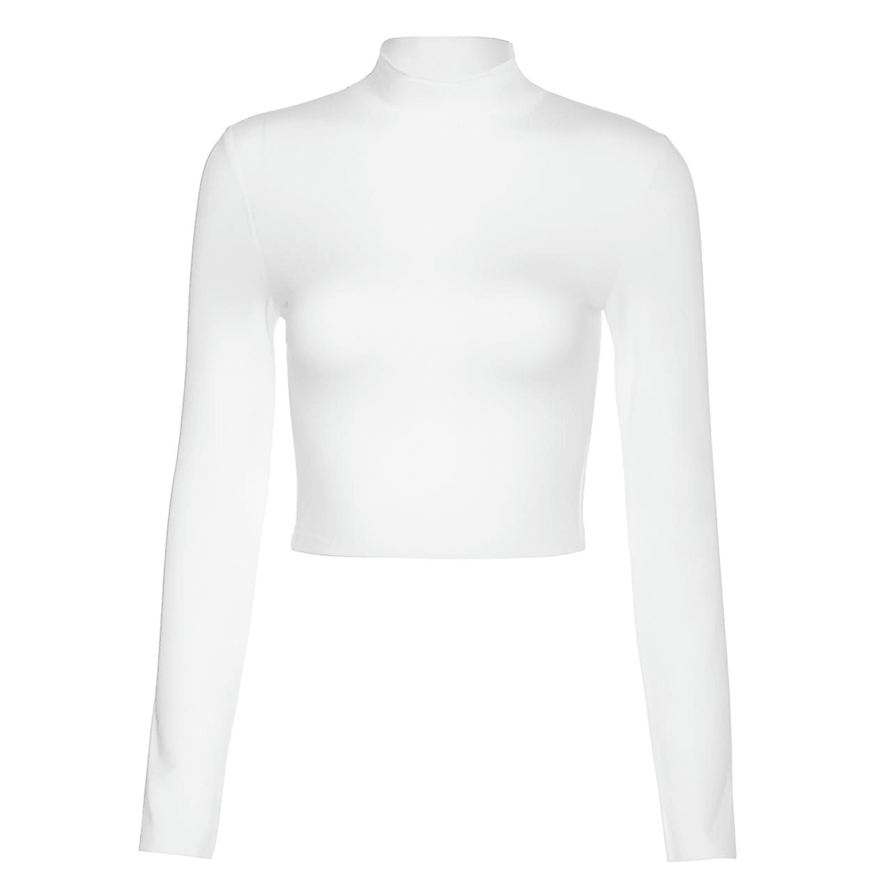 Women's Backless Long-Sleeve Crop Top