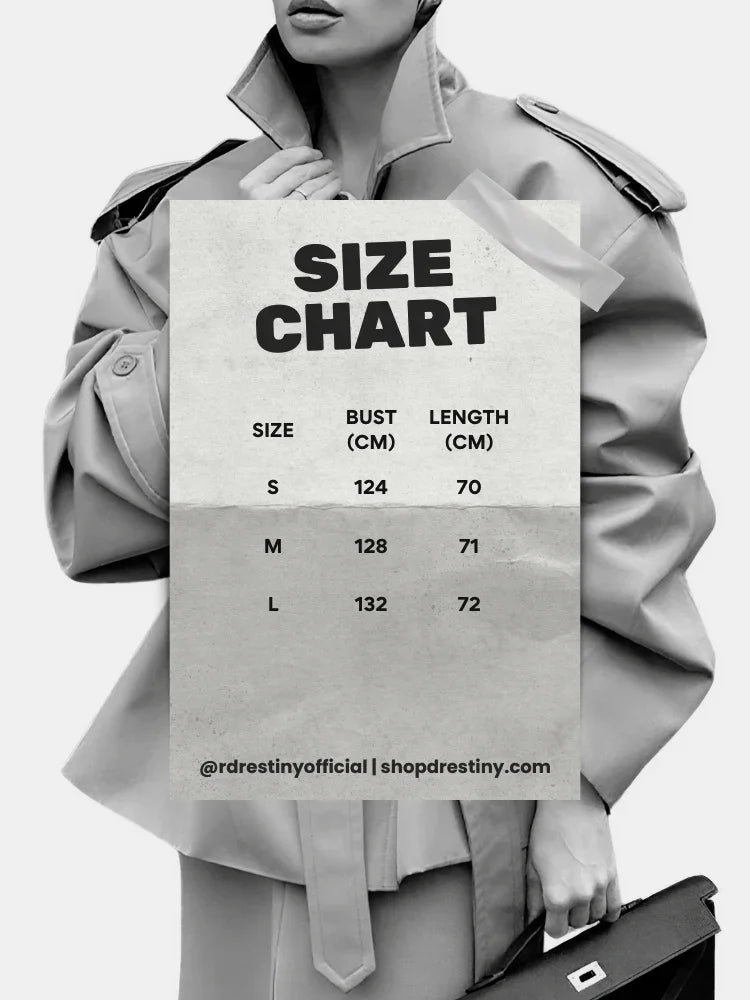 Women's Cropped Trench Coat Chic Collar Lapel Wide Shoulder Jacket Fall Commuting Daily Jackets, Drestiny, Coats, Jackets, Trench Coats, Khaki, S, M, L, United States, USA, Canada, Australia, New Zealand, United Kingdom, UK, Short trench coat women's, trench jacket, cropped trench coat, Belted cropped trench, Short trench coat, Belted cropped trench jacket, ladies short trench, shopdrestiny.com