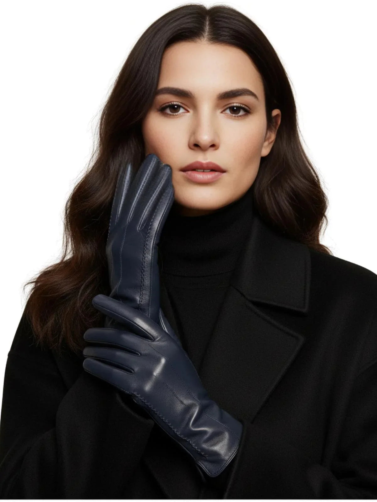 Women's Sheepskin Gloves Touch Screen Driving Gloves For Women Leather Gloves High Quality