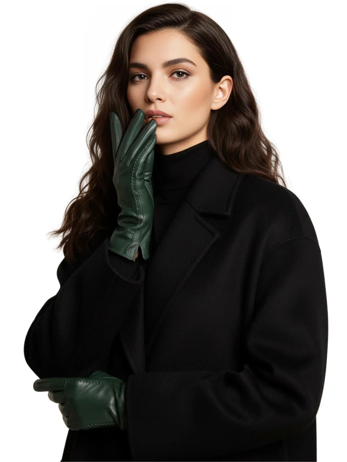 Women's Sheepskin Gloves Touch Screen Driving Gloves For Women Leather Gloves High Quality