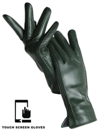 Thumbnail for Women's Sheepskin Gloves Touch Screen Driving Gloves For Women Leather Gloves High Quality