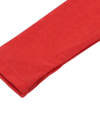 Thumbnail for Women's Draped Turtleneck Top Long Sleeve Slimming Designer Top Female Fashion