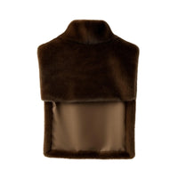 Thumbnail for Brown fur vest on a white background