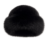 Thumbnail for Black Faux Fur Hat on a white background