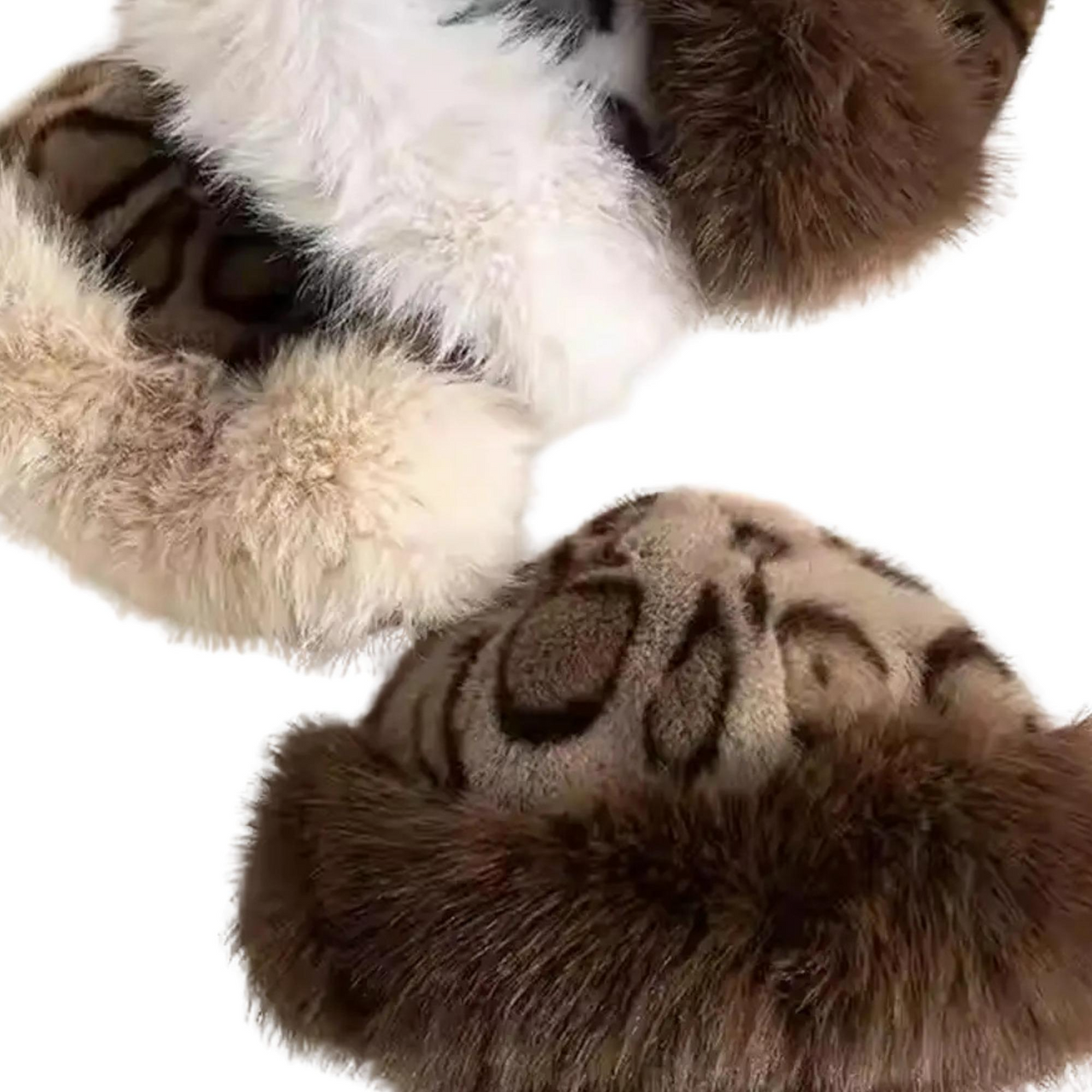 Women's Faux Fur Hat Hot Leopard Print Fur Hat Female Faux Fur Thick Winter Hat, Drestiny, Hats, Faux Fur Hats, United States, USA, Canada, Australia, New Zealand, United Kingdom, UK, Leopard Print Faux Fur Hat, Women's Faux Fur Bucket Hat, Fluffy Bucket Hat, Black Faux Fur Hat, shopdrestiny.com