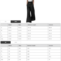 Thumbnail for Women's Faux Leather Wide Leg Pants High Waisted Loose Long Trousers -, Leather Pants , Drestiny , Australia, Black, Casual Pants, Dress Pants, FR, Green, L, Leather Pants, M, New Zealand, S, United Kingdom, United States, Wine Red, XL, XXL , Drestiny , www.shopdrestiny.com