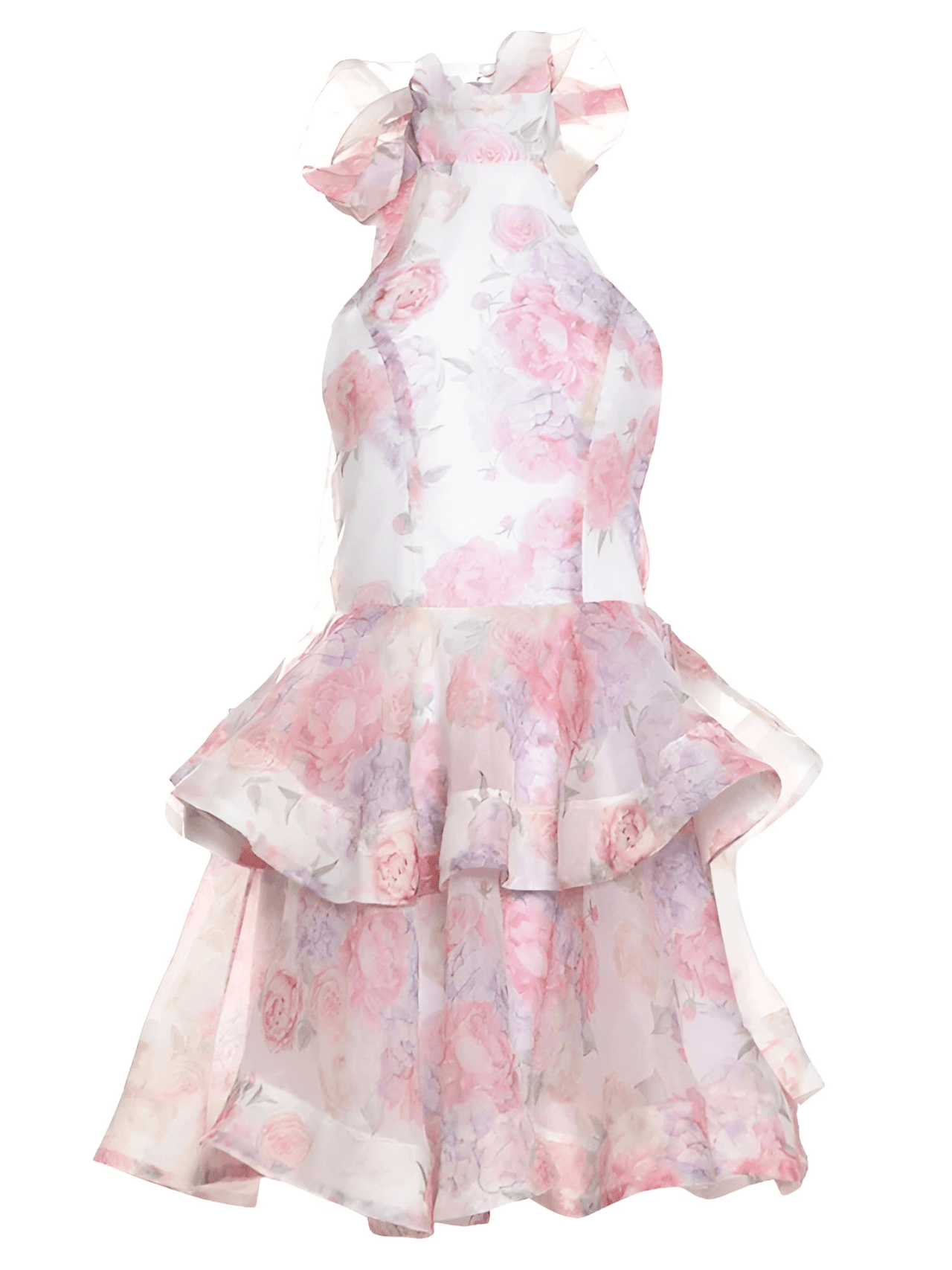Women's Floral Backless Mini Dress Women's Summer Sexy Backless Romantic Double Hem Halter Elegant Birthday Banquet Party Bodycon Dress, Drestiny, Mini Dresses, Sleeveless, Off Shoulder, Pink Mini Dress, Pink, Blue Mini Dress, Blue, S, M, L, 4, 6, 8, 10, United States, USA, Canada, Australia, New Zealand, United Kingdom, UK, Floral mini dress, summer floral mini dress, short floral dress, floral mini dress for women, boho floral mini dress, shopdrestiny.com