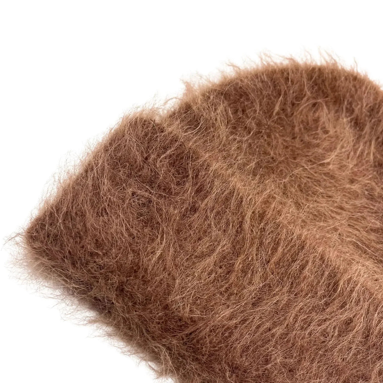 Women's Fluffy Alpaca Beanies Warm Knitted Hat Winter Bonnet