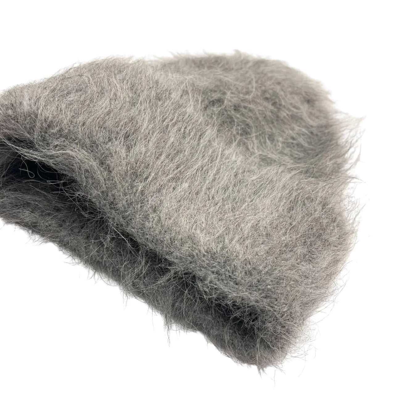 Women's Fluffy Alpaca Beanies Warm Knitted Hat Winter Bonnet