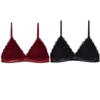 Thumbnail for Women's French Bralette <3 -, Bralette , Drestiny , Australia, Black, Bras, Canada, Dark Blue, Dark Red, Gender_Women, Gold, Navy, New Zealand, Pink, United Kingdom, United States, White, Yellow , Drestiny , www.shopdrestiny.com