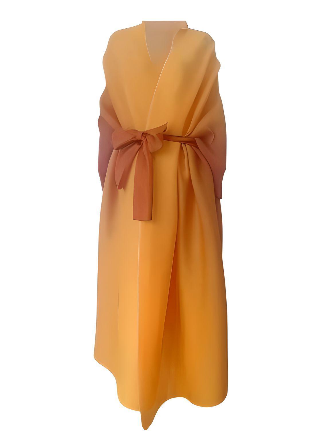 Women's Gradient Pleated Jacket Bat Sleeve Scarf Collar Long Jacket Female Fashion Clothing -, Jackets , Drestiny , Australia, Black, Blue, Brown, Burgundy, Coffee, Dark Brown, Dark Green, Dark Grey, Dark Red, Gold, Green, Jackets, Light Blue, Light Brown, Light Purple, Long Sleeves, New Zealand, Orange, Pink, Purple, United Kingdom, United States, Violet Red, Yellow , Drestiny , www.shopdrestiny.com