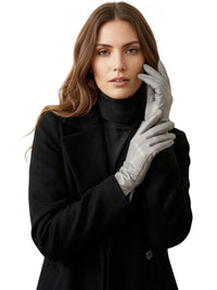 Thumbnail for Women's Sheepskin Gloves Touch Screen Driving Gloves For Women Leather Gloves High Quality