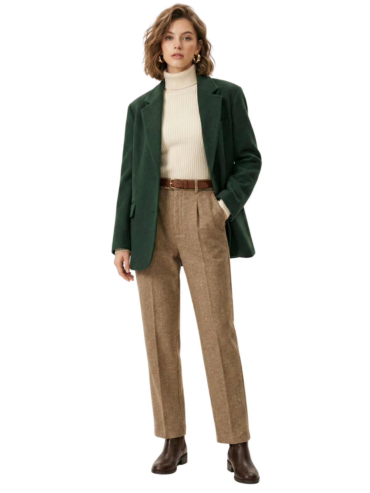 Women's Herringbone Pants