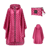 Thumbnail for Women's Hooded Raincoat Waterproof Poncho -, Coats & Jackets , Drestiny , Australia, Beige, Black, Blue, Dark Blue, FR, Green, Light Brown, Navy, New Zealand, Off White, Pale Green, Pink, Ponchos, Raincoats, Deep Pink, Tan, United Kingdom, United States, White, Yellow , Drestiny , www.shopdrestiny.com