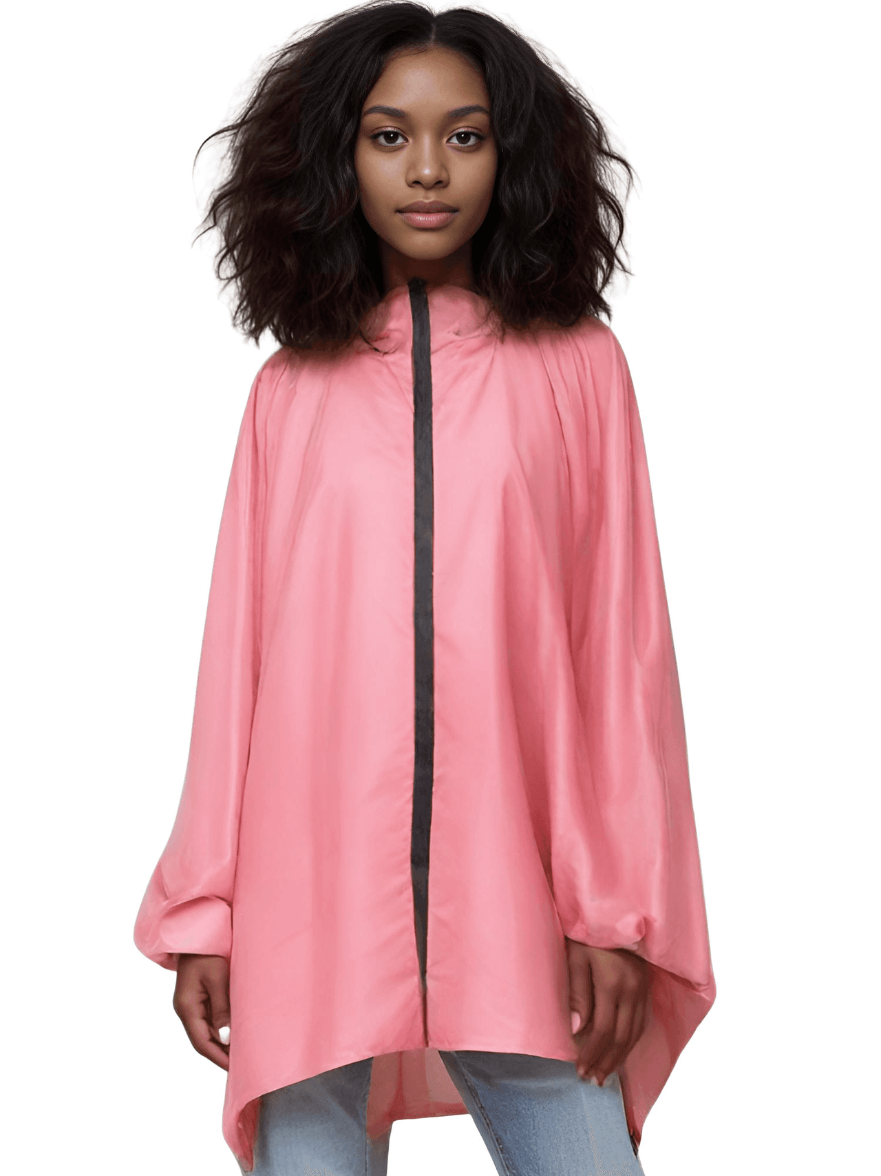 Women's Hooded Raincoat Waterproof Poncho -, Coats & Jackets , Drestiny , Australia, Beige, Black, Blue, Dark Blue, FR, Green, Light Brown, Navy, New Zealand, Off White, Pale Green, Pink, Ponchos, Raincoats, Deep Pink, Tan, United Kingdom, United States, White, Yellow , Drestiny , www.shopdrestiny.com