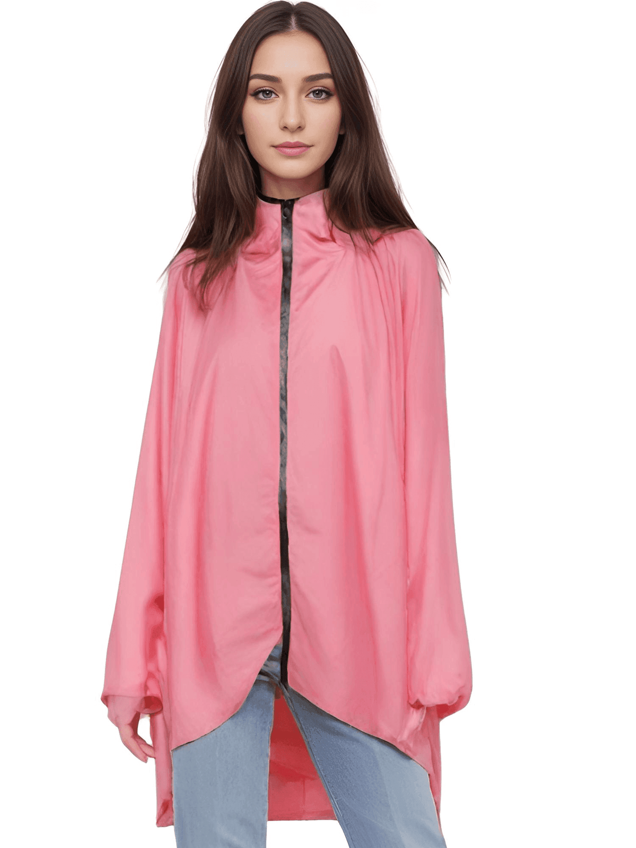 Women's Hooded Raincoat Waterproof Poncho -, Coats & Jackets , Drestiny , Australia, Beige, Black, Blue, Dark Blue, FR, Green, Light Brown, Navy, New Zealand, Off White, Pale Green, Pink, Ponchos, Raincoats, Deep Pink, Tan, United Kingdom, United States, White, Yellow , Drestiny , www.shopdrestiny.com