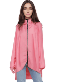 Thumbnail for Women's Hooded Raincoat Waterproof Poncho -, Coats & Jackets , Drestiny , Australia, Beige, Black, Blue, Dark Blue, FR, Green, Light Brown, Navy, New Zealand, Off White, Pale Green, Pink, Ponchos, Raincoats, Deep Pink, Tan, United Kingdom, United States, White, Yellow , Drestiny , www.shopdrestiny.com