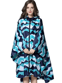 Thumbnail for Women's Hooded Raincoat Waterproof Poncho -, Coats & Jackets , Drestiny , Australia, Beige, Black, Blue, Dark Blue, FR, Green, Light Brown, Navy, New Zealand, Off White, Pale Green, Pink, Ponchos, Raincoats, Deep Pink, Tan, United Kingdom, United States, White, Yellow , Drestiny , www.shopdrestiny.com