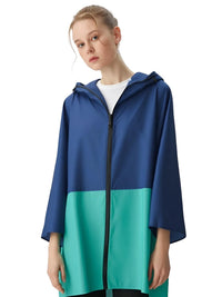 Thumbnail for Women's Hooded Raincoat Waterproof Poncho -, Coats & Jackets , Drestiny , Australia, Beige, Black, Blue, Dark Blue, FR, Green, Light Brown, Navy, New Zealand, Off White, Pale Green, Pink, Ponchos, Raincoats, Deep Pink, Tan, United Kingdom, United States, White, Yellow , Drestiny , www.shopdrestiny.com