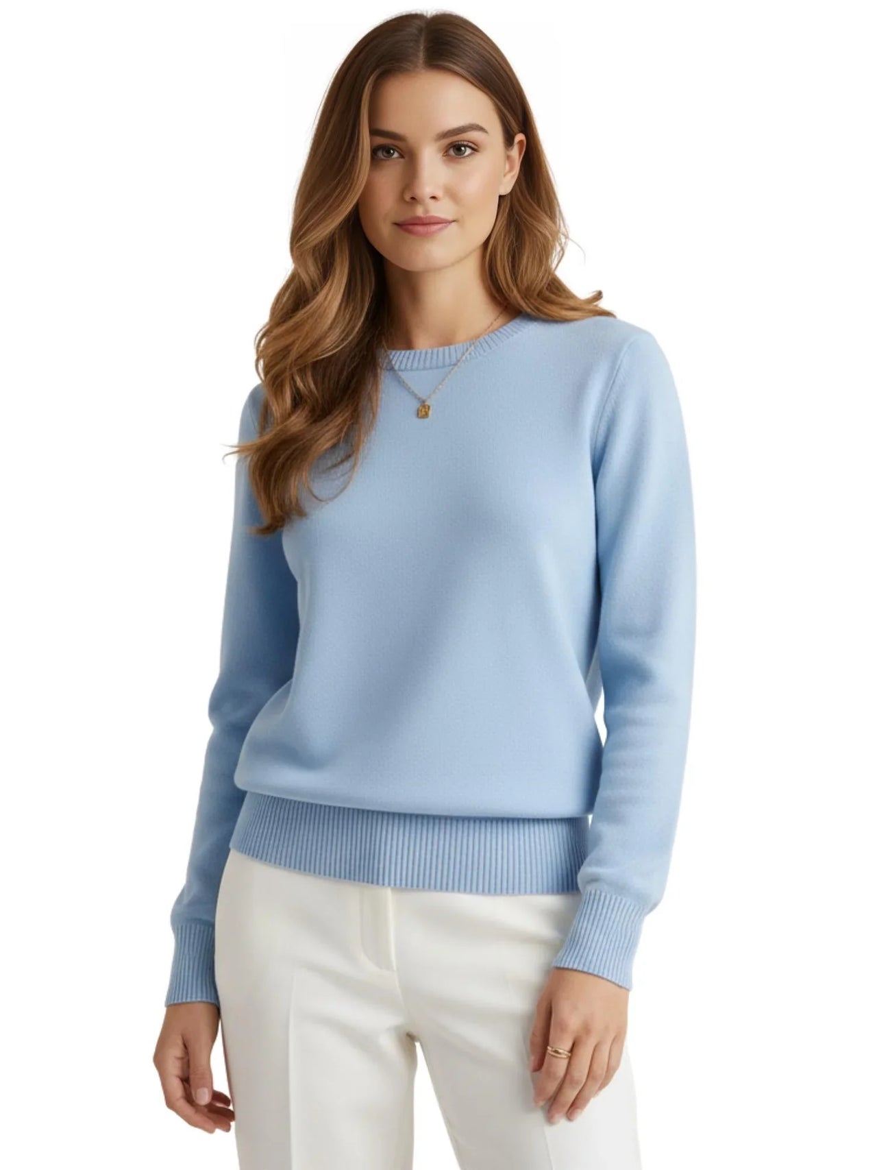 Women's Long-Sleeve Knit Sweater
