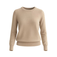 Thumbnail for women's khaki sweater on a white background