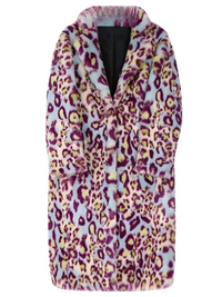 Thumbnail for Women's Long Leopard-Print Faux Fur Coat Women's High Fashion Winter Clothes, Drestiny, Coats, Leopard Print, S, M, L, XL, XXL, 2XL, 3XL, 4XL, 5XL, 6XL, 7XL, United States, USA, Canada, Australia, New Zealand, United Kingdom, UK, Leopard print coat, leopard print faux fur coat, Long leopard print coat, Leopard coat women, vintage leopard coat, shopdrestiny.com