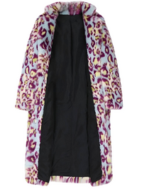 Thumbnail for Leopard print coat on a white background