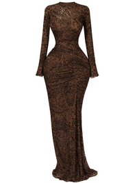 Thumbnail for 10 Styles of Women's Long Sleeve Bodycon Dresses Stacked Mesh See-Through With Lining Long Dress Evening Birthday Sexy Party Dresses