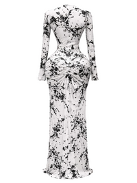 Thumbnail for 10 Styles of Women's Long Sleeve Bodycon Dresses Stacked Mesh See-Through With Lining Long Dress Evening Birthday Sexy Party Dresses