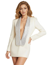 Thumbnail for Women's Rhinestone Blazer - Backless & In 3 Colors!