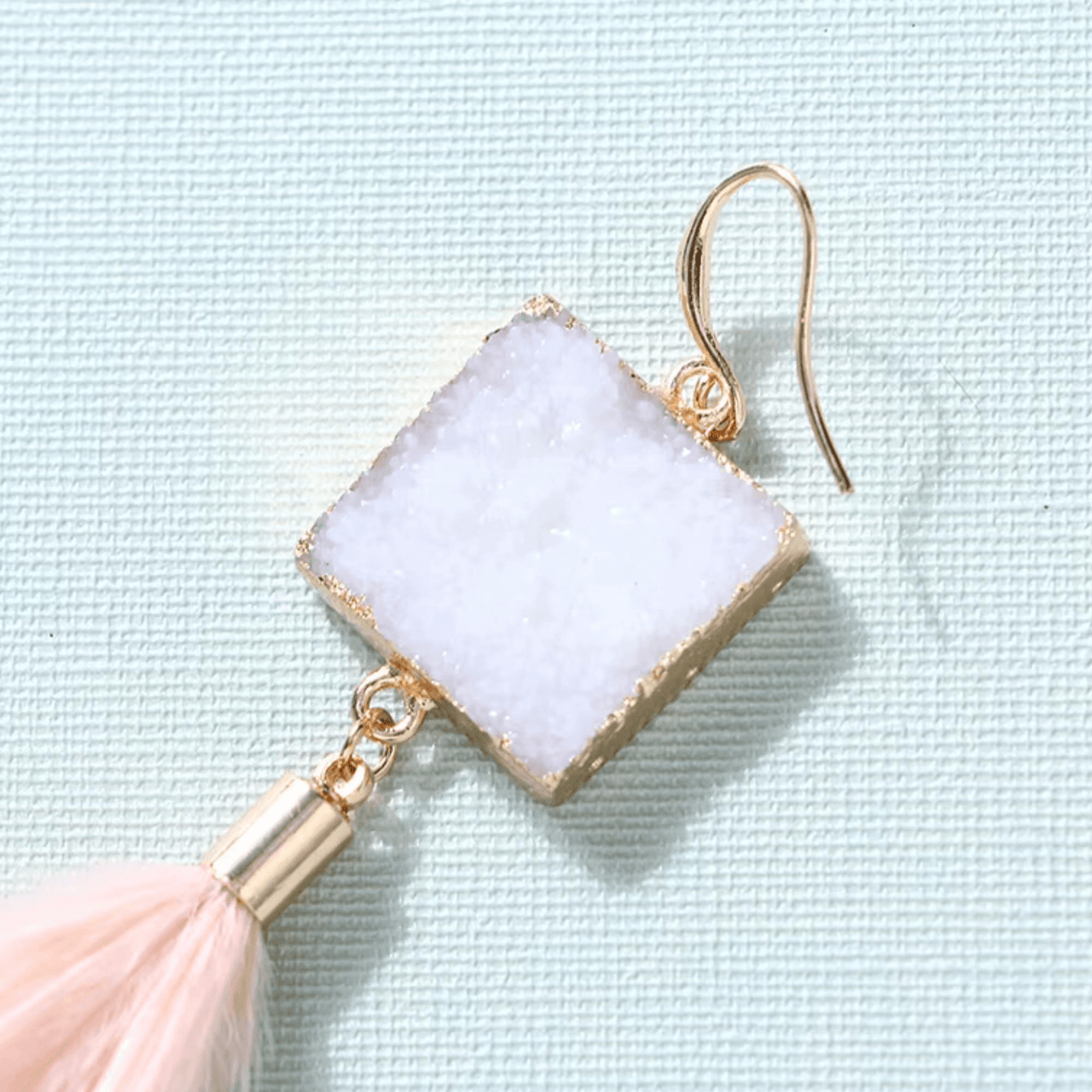 Women's Ostrich Feather Earrings -, Earrings , Drestiny , Australia, Blue, Canada, Earrings, Gender_Women, Grey, New Zealand, Red, Teal, United Kingdom, United States, Wine Red , Drestiny , www.shopdrestiny.com