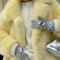 Thumbnail for Women's Oversized Teddy Coat High Quality Luxury Faux Fur Coat Thick Warm Overcoat Outerwear Long Faux Fox Fur Jacket