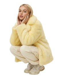 Thumbnail for Women's Oversized Teddy Coat High Quality Luxury Faux Fur Coat Thick Warm Overcoat Outerwear Long Faux Fox Fur Jacket