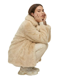 Thumbnail for Women's Oversized Teddy Coat High Quality Luxury Faux Fur Coat Thick Warm Overcoat Outerwear Long Faux Fox Fur Jacket