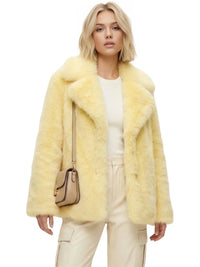 Thumbnail for Women's Oversized Teddy Coat High Quality Luxury Faux Fur Coat Thick Warm Overcoat Outerwear Long Faux Fox Fur Jacket