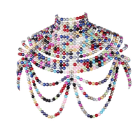 Thumbnail for Women's Pearl Shawl -, Shawl , Drestiny , Australia, Black, Blue, Canada, FR, Gold, New Zealand, Pink, Motely, Shawls, Silver, United Kingdom, United States, White , Drestiny , www.shopdrestiny.com