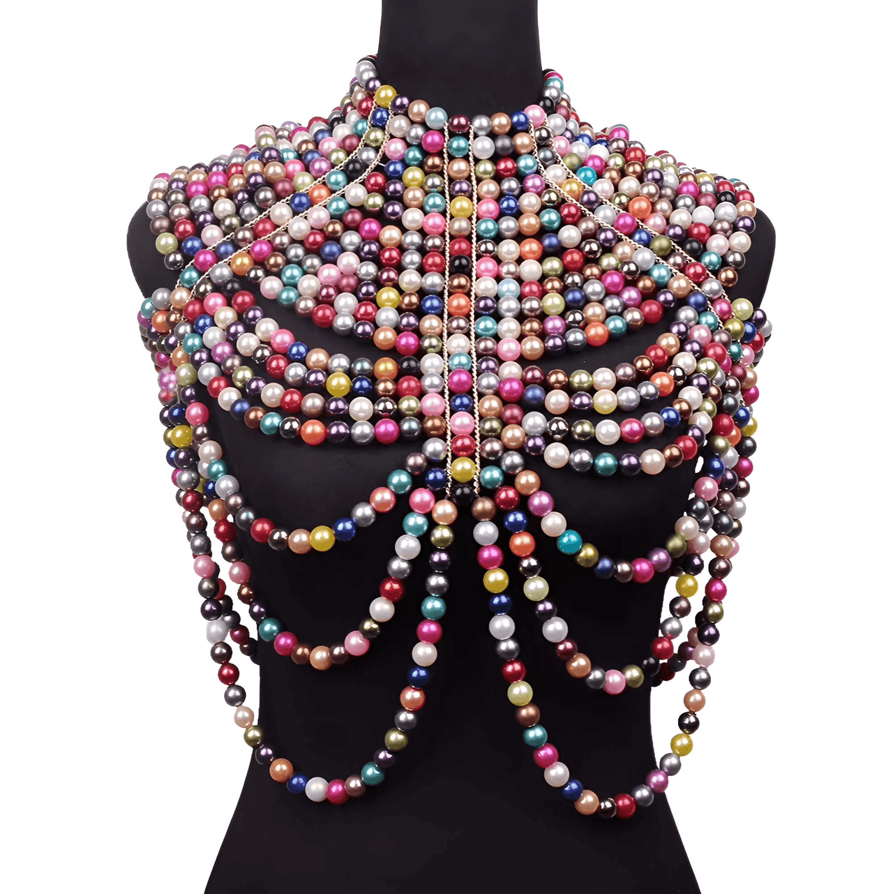 Women's Pearl Shawl -, Shawl , Drestiny , Australia, Black, Blue, Canada, FR, Gold, New Zealand, Pink, Motely, Shawls, Silver, United Kingdom, United States, White , Drestiny , www.shopdrestiny.com