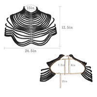 Thumbnail for Women's Pearl Shawl -, Shawl , Drestiny , Australia, Black, Blue, Canada, FR, Gold, New Zealand, Pink, Motely, Shawls, Silver, United Kingdom, United States, White , Drestiny , www.shopdrestiny.com