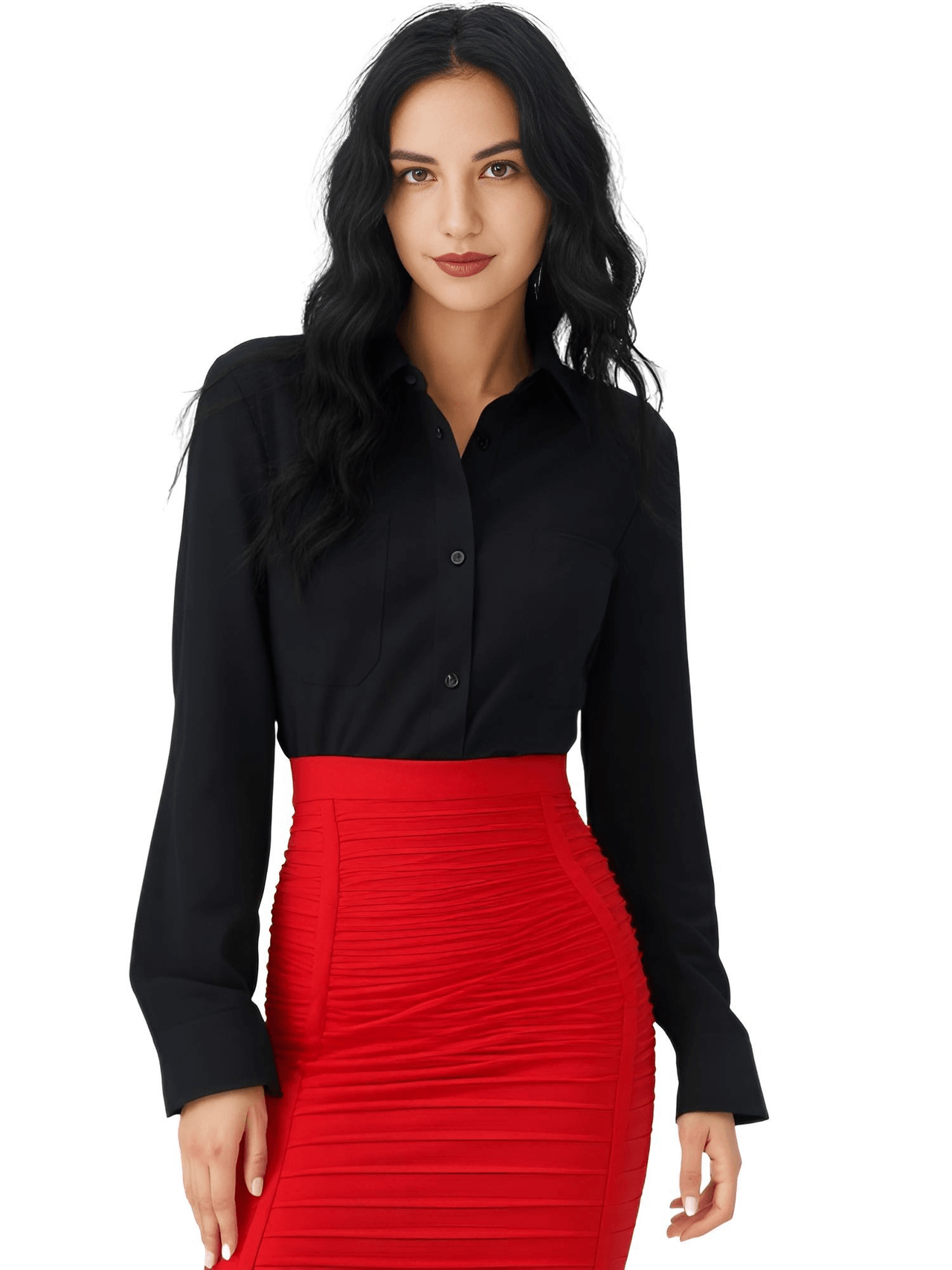 Women's Pencil Skirt - High Quality Fabric! -, Skirts , Drestiny , Australia, Bisque, Black, Canada, Dark Blue, Dark Olive Green, Fuschia, Neon Green, Light Blue, Green, L, M, Navy, New Zealand, Pink, Purple, Red, Skirts, United Kingdom, United States, White, Wine Red, XL, XS, XXL, Yellow , Drestiny , www.shopdrestiny.com