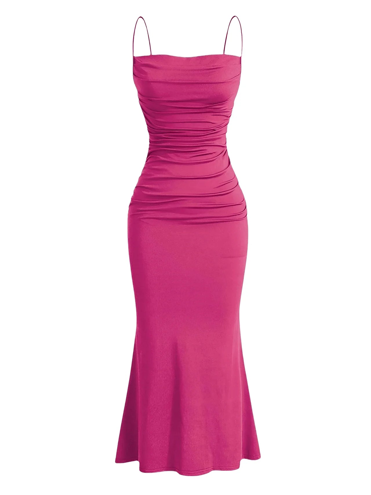 Women's Dresses Elegant Party Slim Fitting Dress Spaghetti Strap Mermaid Maxi Party Dress