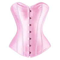 Thumbnail for Pink satin corset on a white background