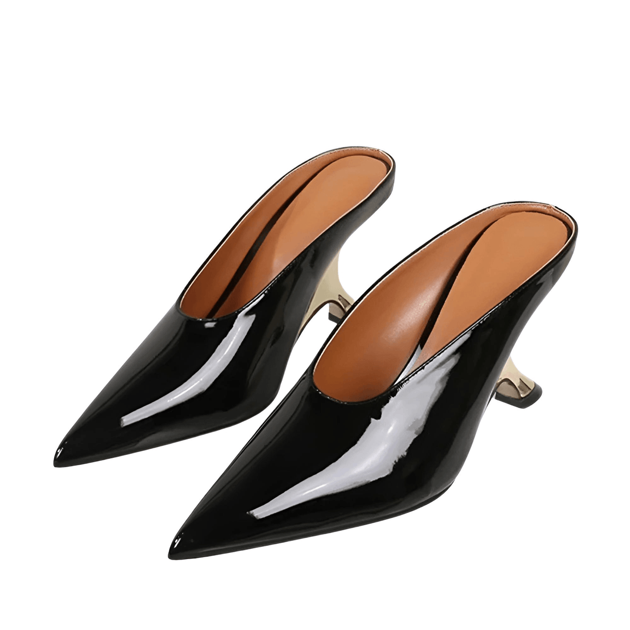 Women's Pointed Toe Shoes Designer Shallow Wedges High Heels Banquet Mules, Drestiny, Heels, High Heels, Pumps, United States, FR, Australia, New Zealand, United Kingdom, Silver, Gold, Black, 4, 5, 6, 7, 8, 9, 10, 11, shopdrestiny.com