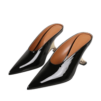 Thumbnail for Women's Pointed Toe Shoes Designer Shallow Wedges High Heels Banquet Mules, Drestiny, Heels, High Heels, Pumps, United States, FR, Australia, New Zealand, United Kingdom, Silver, Gold, Black, 4, 5, 6, 7, 8, 9, 10, 11, shopdrestiny.com