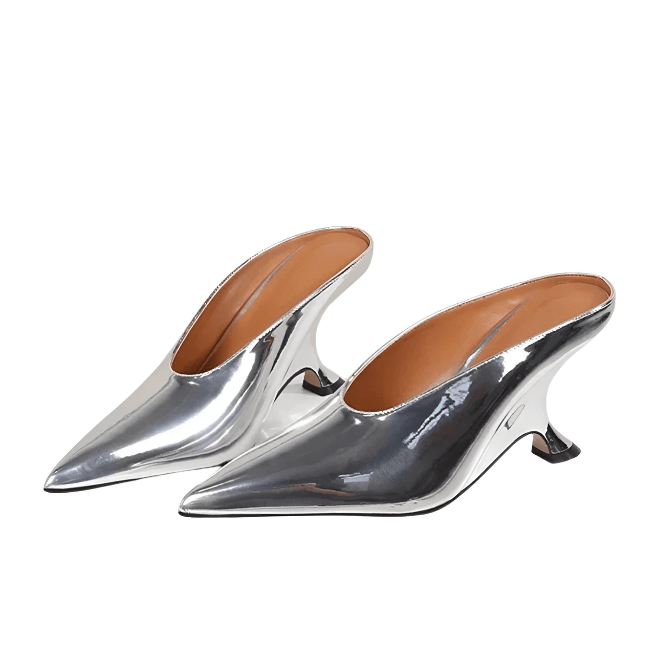 Women's Pointed Toe Shoes Designer Shallow Wedges High Heels Banquet Mules, Drestiny, Heels, High Heels, Pumps, United States, FR, Australia, New Zealand, United Kingdom, Silver, Gold, Black, 4, 5, 6, 7, 8, 9, 10, 11, shopdrestiny.com